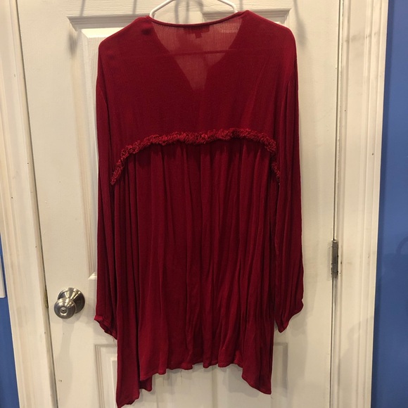 Umgee Embroidered Tunic Top 1XL - Picture 2 of 9